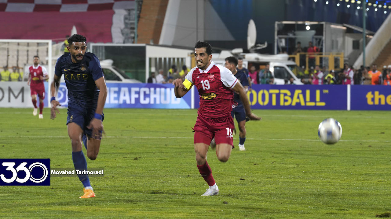 Action during Persepolis versus Al Nassr